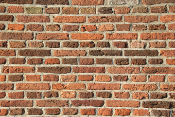 Old brick wall - Veere, Netherlands.