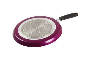 Pancake Frying Pan. Isolated with clipping path.