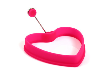 Silicone Heart Shape Egg Ring