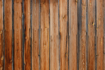 Fototapeta na wymiar Brown Wooden board fence background texture