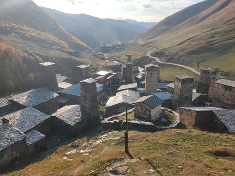 Mountain village in Georgia, Ushguli