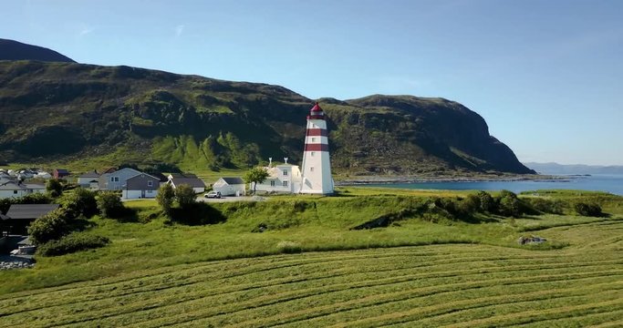 Alnes Norway from above