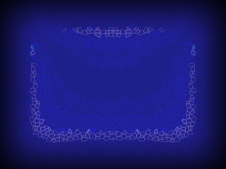 Naklejka premium christmas background with snowflakes and place for your text