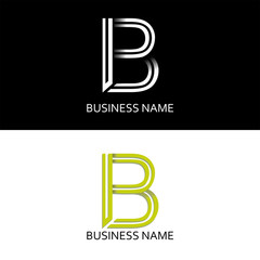 Creative Letter B Logo design vector template