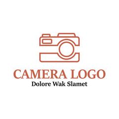 camera - photography logo vector design template