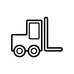forklift icon vector design template