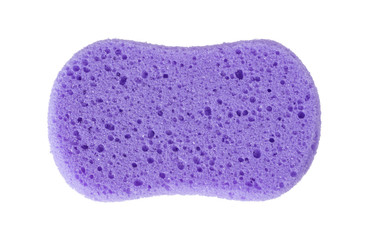 Sponge isolated, used for cleaning