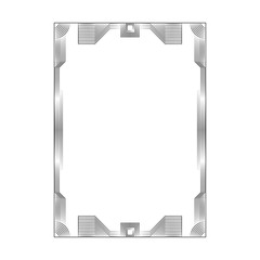 BLACK AND WHITE ABSTRACT FRAME DESIGN