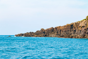 Fototapeta na wymiar The coastal cliff 