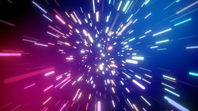 particle explosion beams zoom effects