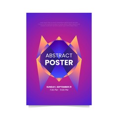 ABSTRACT DESIGN FOR POSTER TEMPLATE