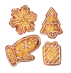 Christmas gingerbread cookies.