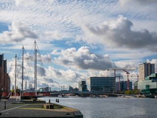 Fototapeta na wymiar Cirkelbroen Københavns Havn