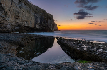 Dancing Ledge, dorset, England