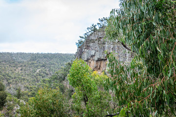 cliff in the mountains