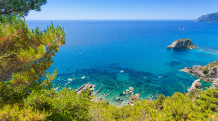Fototapeta na wymiar Crete island with beautiful beach in Greece
