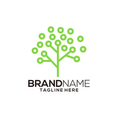Tree tech logo vector for your company