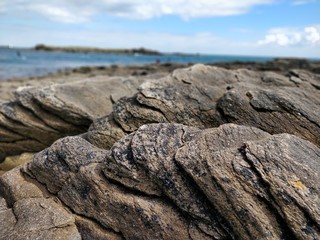 rocks on beach