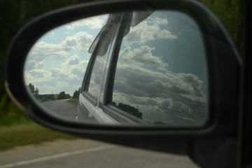 car on the road