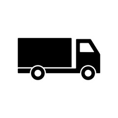 logistic - truck icon vector design template