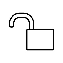 padlock - security icon vector design template