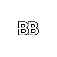 Letter BB logo icon design template elements