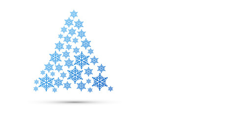  albero di natale, alberello, elegante, natale, fiocchi di neve, © xyz+