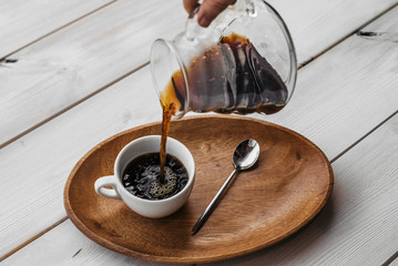 Pour over coffee