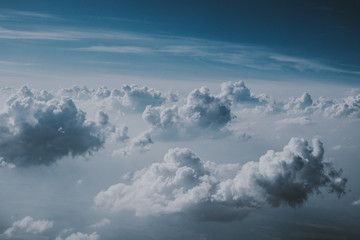 Fototapeta na wymiar Dramatische Wolken am Himmel