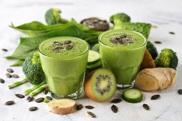 Green detox smoothie