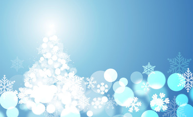 albero di natale, alberello, elegante, natale, fiocchi di neve,