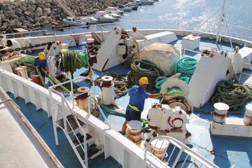 Ferry to the sea from Malta to Gozo Island