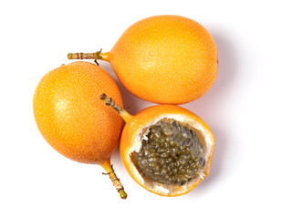 granadilla on white background