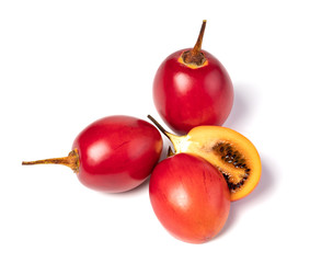 Tamarillo on White background