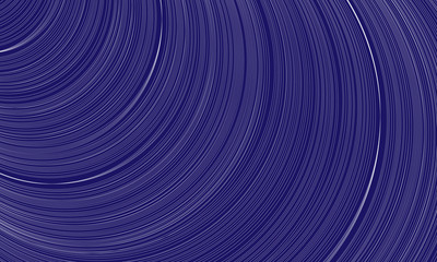 Abstract blue background with lines and circles. Vector illustration