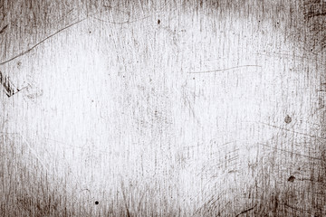 Obraz premium Scratched dirty dusty copper plate texture, black and white image.