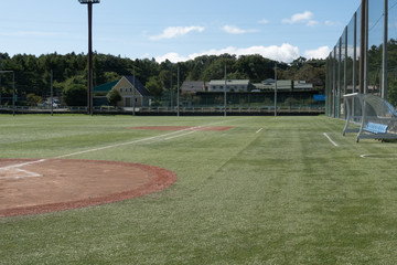 Fototapeta premium 晴天／野球場