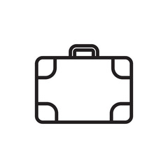 Suitcase Icon Vector Design Template