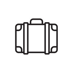 Suitcase Icon Vector Design Template