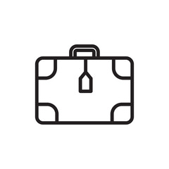 Suitcase Icon Vector Design Template