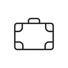 Suitcase Icon Vector Design Template