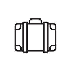Suitcase Icon Vector Design Template