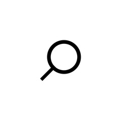 Search icon. File find symbol. Magnifier sign. Logo design element