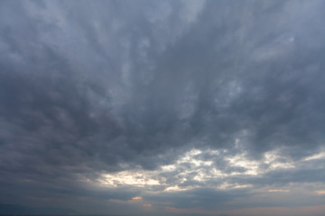 雲海　雲　青空