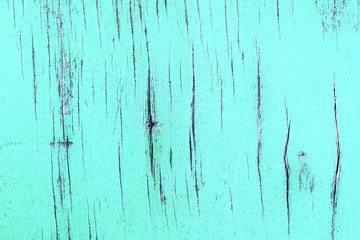 Old blue wooden board. Vertical view. Close-up. Background. Texture.