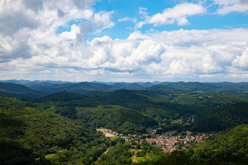 View on palatinate country side