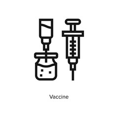 Vaccine icon vector