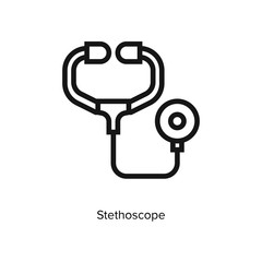 Stethoscope icon vector