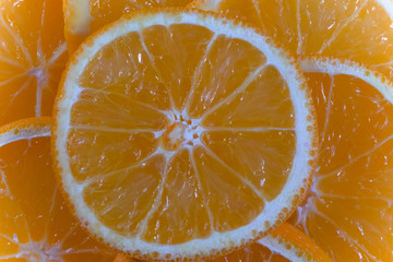 orange slices macro