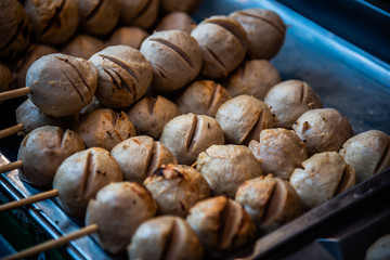  Grilled meatballs is the popular food in Asia.